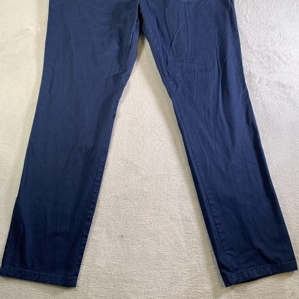 Banana Republic Pants Mens 42x34 Blue‎ Chino Straight Leg Stretch Casual Cotton